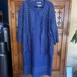 Chico's Traveler’s Cut-Out Crushed Tank Dress & Jacket